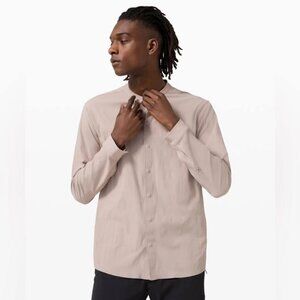 Lululemon x Robert Geller ~ Barely Beige Take The Moment Travel Shirt in Medium